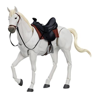 ПВХ Фигурка Лошади Подвижные Суставы Симуляция Фигурка Лошади с Седлом Миниатюрная Модель Лошади Коллекционная Игрушка Украшение Декор