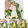 Charming Short Plush Duck Doll Keychain Soft Toy With Dinosaur Shark Bunny Bear Designs