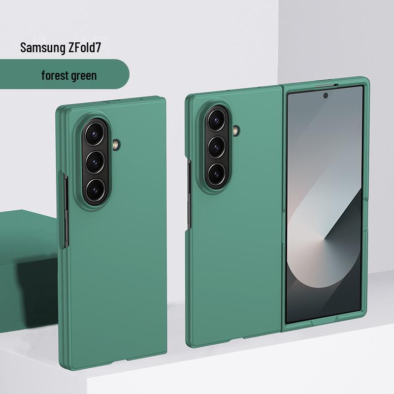 Чехол для Samsung Z Fold7: Матовое покрытие, приятное на ощупь, Защита от падений, Подходит для Z Fold6/Z Fold5, Унисекс-дизайн