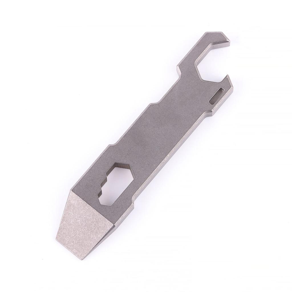 Hamans EDC Titanium EDC Pry Bar Keychain Bottle Opener Portable Multi-Tool Multi-Tool