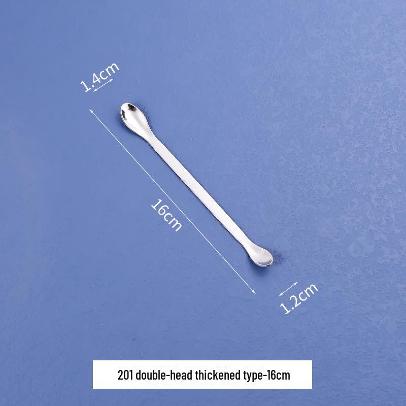 Медицинская ложка из нержавеющей стали для упаковки косметики — вариант с одной или двумя головками