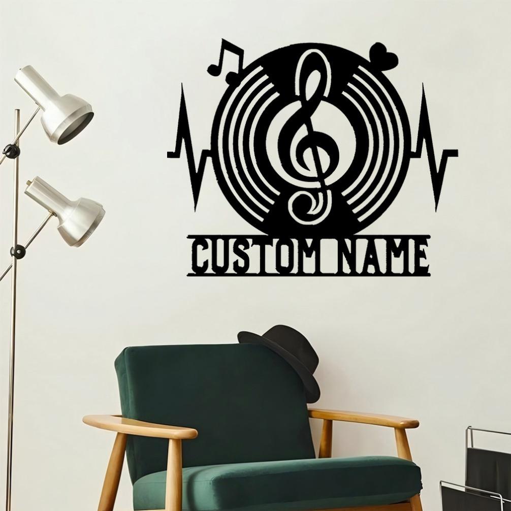 Индивидуальное украшение стены из металла - гараж, двор - идеальное украшение комнаты, индивидуальный логотип в 2D-плоскости, декоративный знак.