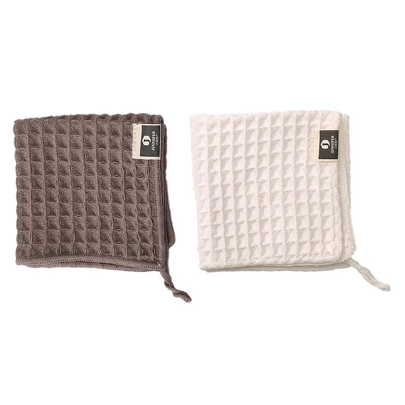 Бариста Барное полотенце Молочный чай Магазин Кофемашина Специальная тряпка Впитывающая воду Без ворса Чистящая салфетка Белое маленькое квадратное полотенце