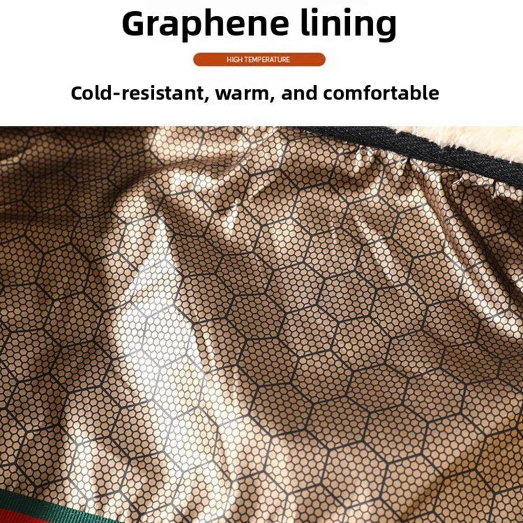 Мужская хлопковая куртка с капюшоном, плюшевая хлопковая куртка для зимы, теплая хлопковая куртка с графеном, ультразвуковая хлопковая куртка для мужчин