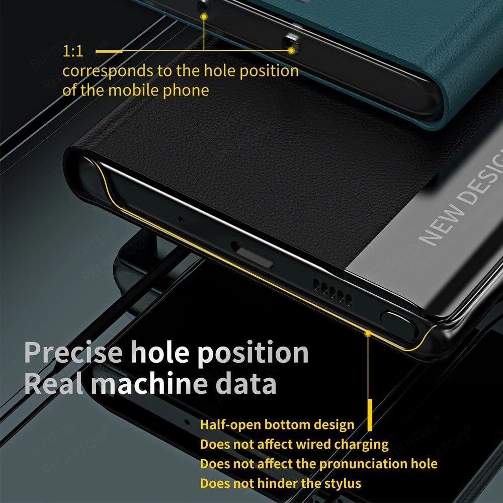 Кожаный флип-чехол для Xiaomi Redmi Note 13Pro 11, чехол с магнитным кронштейном для Xiamoi Redmi Note11 12 Pro 5G 11s 11Pro, защитный чехол