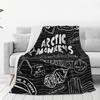 Подарочный плед Arctic Monkeys для мужчин и женщин, уютный, мягкий, пледы для кровати, разные размеры