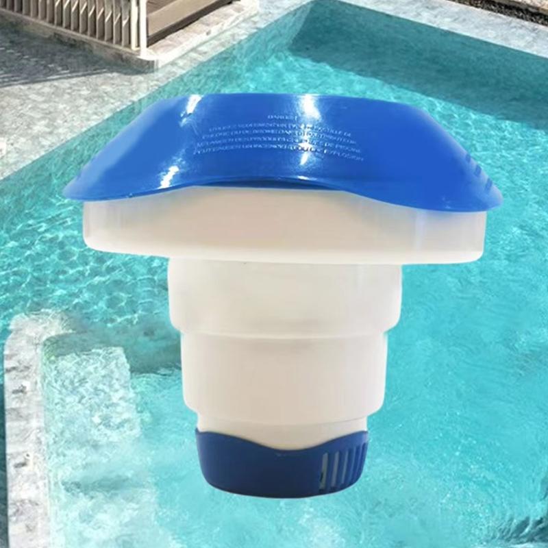Chlorine Dispenser for Pool 5inch Spa Tablet Dispenser Swimming Pool Chlorine Floater for Backyard Outdoor Residential Commercial Hotel Fountain Water