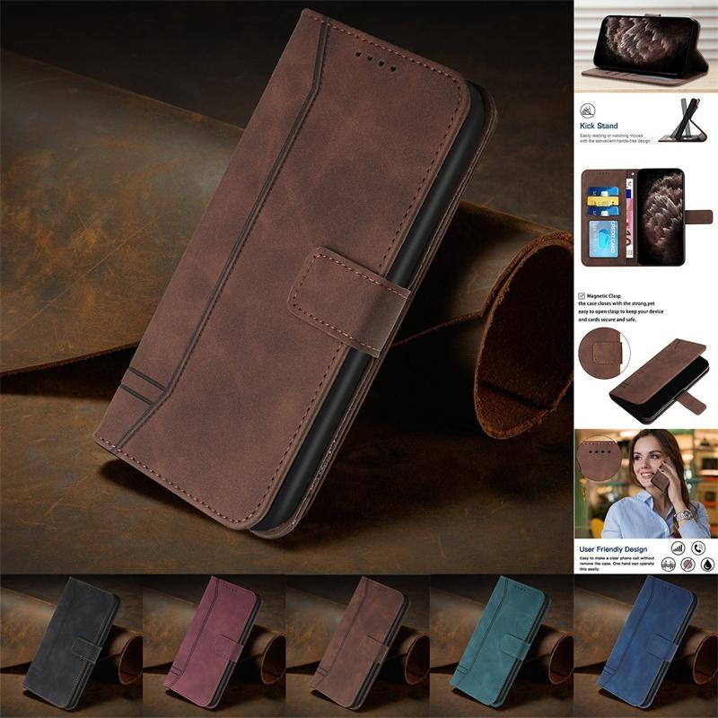 For Huawei Nova 3E 4E 8i 6 9 Y70 Y90 Enjoy 7S 9S 10 Plus 20 SE 50 Pro 4G Flip Leather Case Card Slot Wallet Shockproof Protection Cover