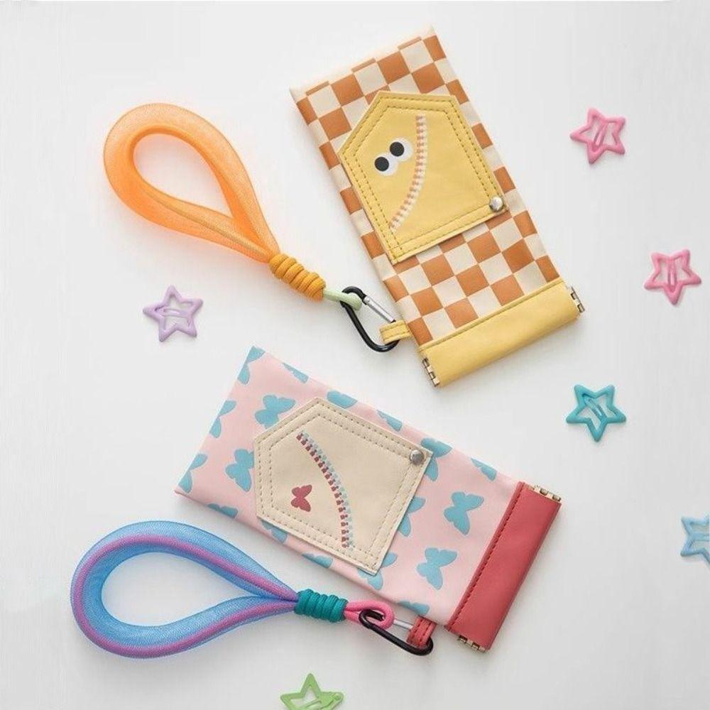 Portable Women's Silicone Glasses Storage Bag Anti-Prure Sunscreen Bag Waterproof Wear-Resistant Hanging Bag for Eyewear