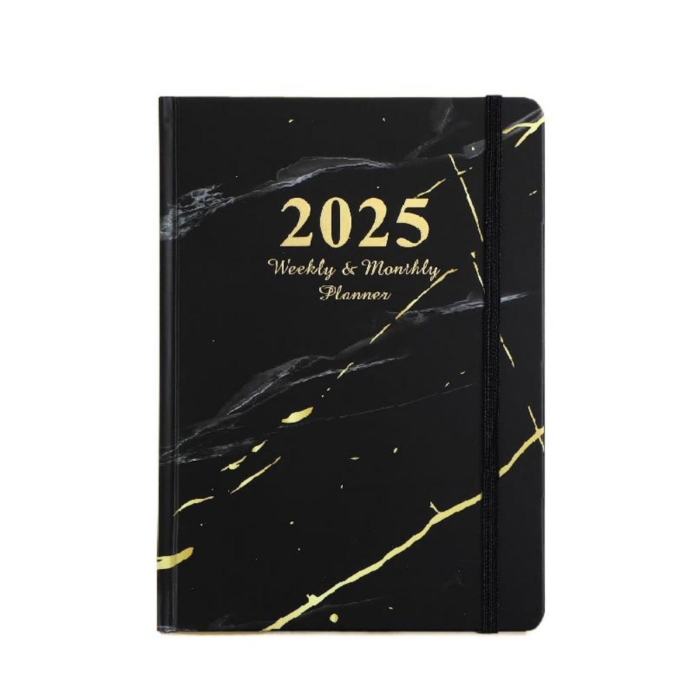 A5 2026 Planner Notebooks 160 Pages Thick Paper English Notebook Multifunction Cardboard Cover Datebook Diary