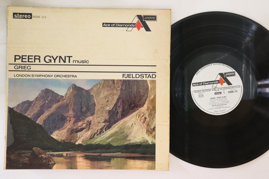 LP Record OIVIN FJELDSTAD, LONDON SYMPHONY OR - Grieg: Peer Gynt XSDD111 LONDON UK Classical Used
