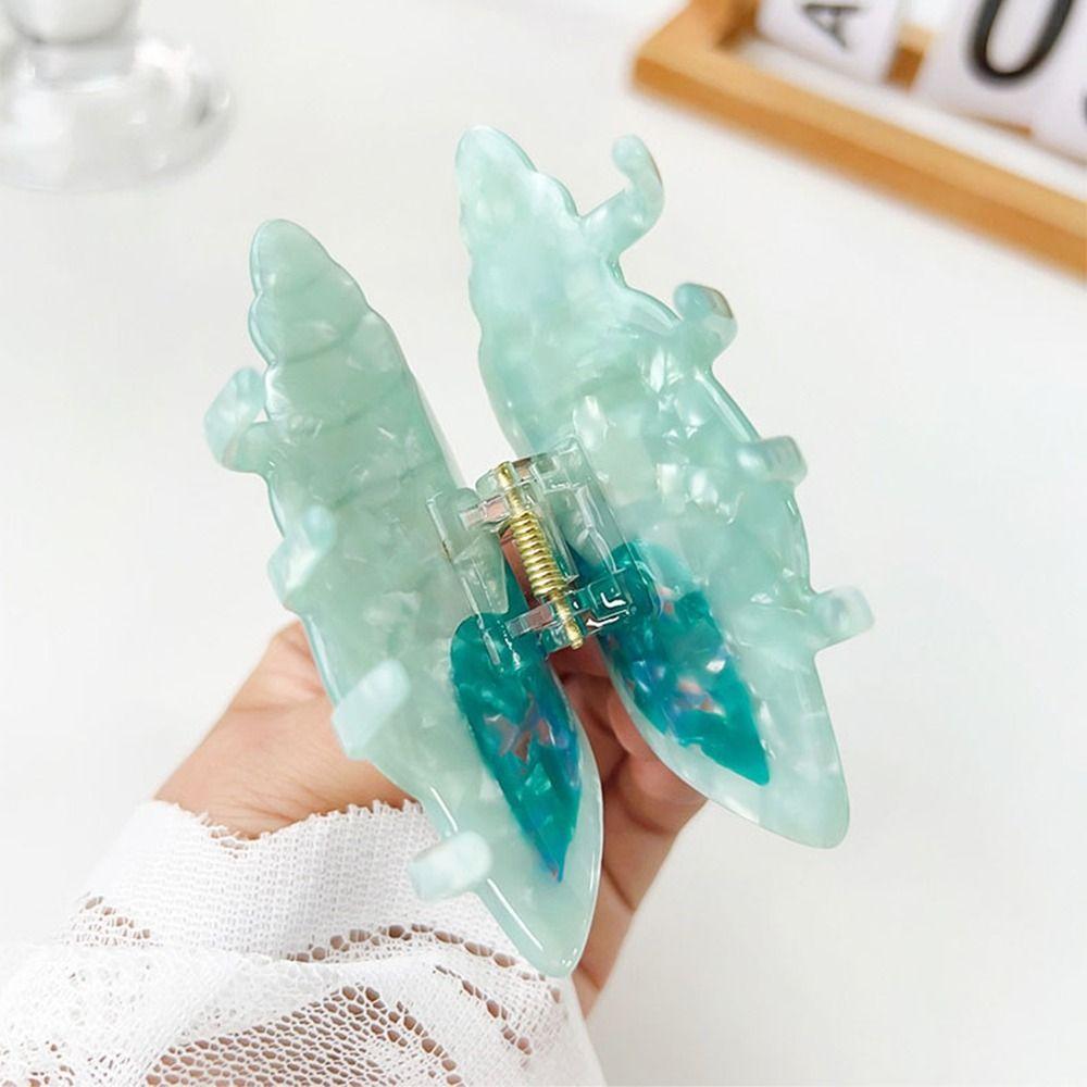 Ponytail Holder Acetate Hair Clip Headwear Hair Grab Fashion Conch Hair Claws  Female