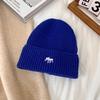 2025 новая осенне-зимняя универсальная теплая шапка с большой окружностью головы, утолщенная шерстяная шапка, показывающая лицо, маленькая вязаная шапка