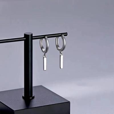 Серьги-планки из стерлингового серебра 925 пробы: Уникальный, модный и стильный стиль для пар.