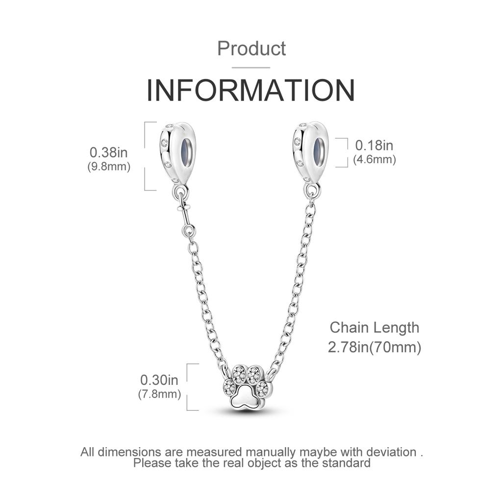 Новая медная цепочка безопасности Шарм-подвеска в виде лунного цветка и звезды Подходит для оригинального браслета DIY для женщин и девушек