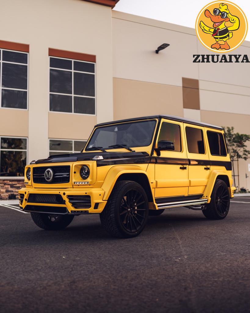 Yellow Electro-optical Metal Vinyl Wrap For Car Wrapping Covering Foil Air Bubble Free Low Tack Glue1.52*17M/Roll 5x56ft