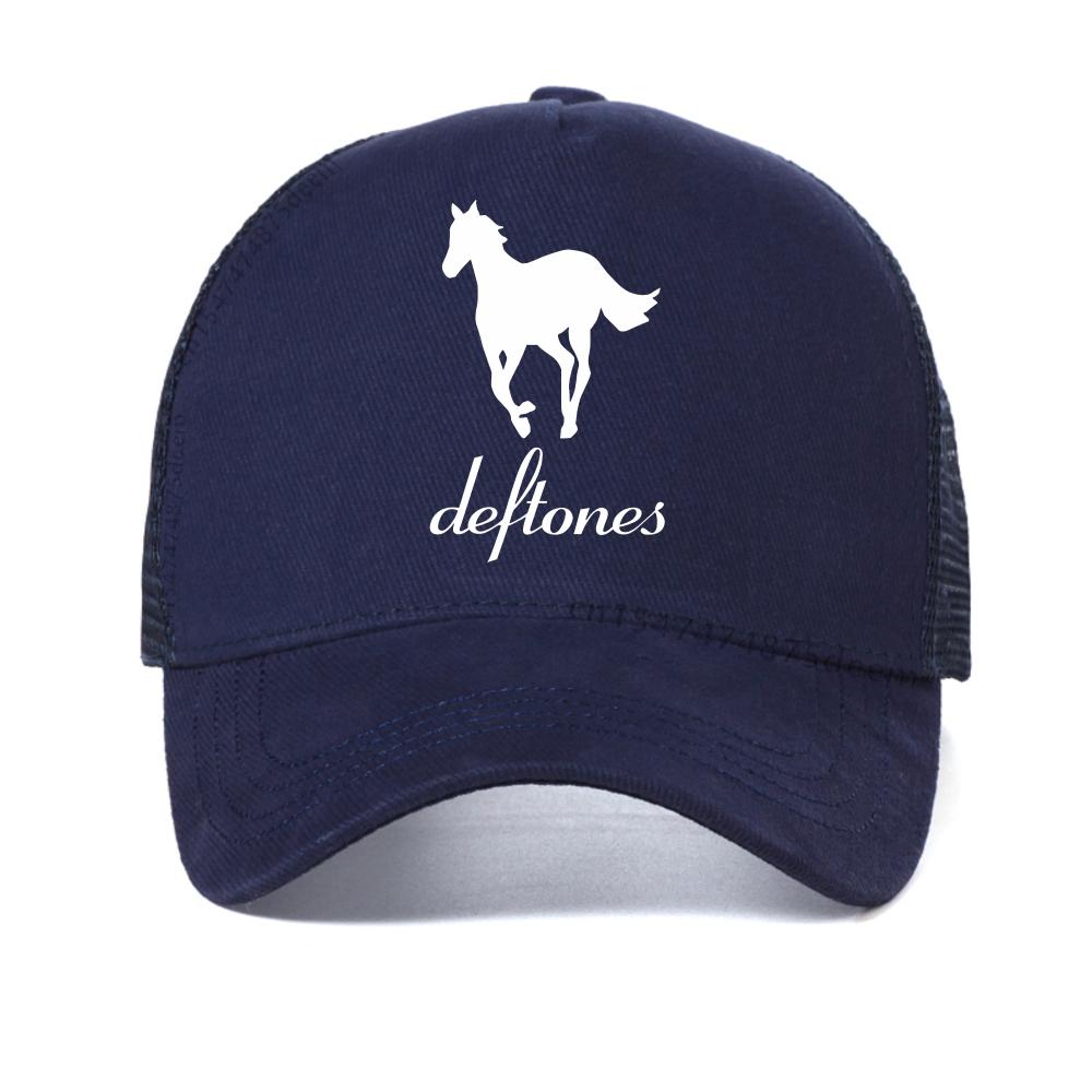 Новая Хип-хоп Deftones бейсболка Мужчины женщины повседневная летняя Дышащая регулируемая тракеры мода сетка крутая снэпбэк кепка