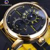 Мужские спортивные механические часы с гоночным циферблатом, модные автоматические механические часы