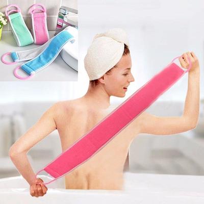 Длинное полотенце для спины, артефакт для ванны, утолщенное полотенце для растирания спины, полотенце для растирания, цвет случайный, скребок для ног, губка для ванны