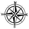 Unique Compass Pattern Car Truck Window Decal Reflective Sticker Decoration