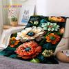Dream Sun Flowers Nordic Daisy Soft Blankets,Keep Warm Throw Blanket Comfortable Blanket for Picnic Beds Sofa Home Bedroom Gift