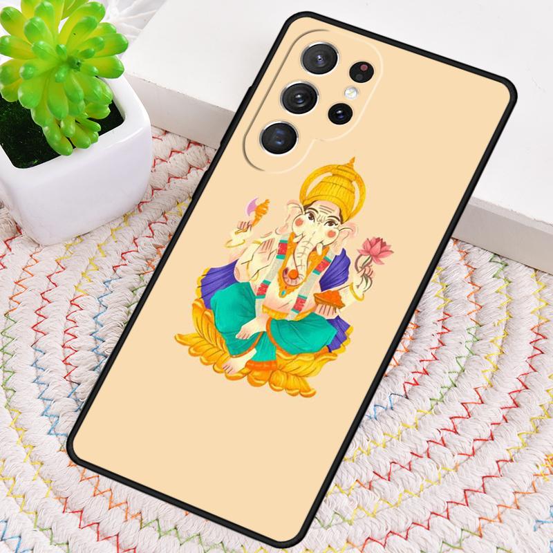 Ганаша Индуистский Бог Слон Силиконовый Чехол Для Телефона Для Samsung Galaxy note 10 pro S26 S25 S24 S23 S22 S21 Plus S25Ultra Capa Чехол