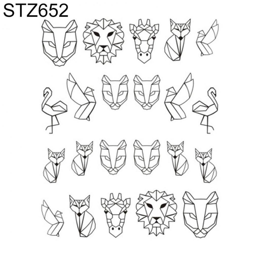 Наклейки аппликация для маникюра и дизайна ногтей