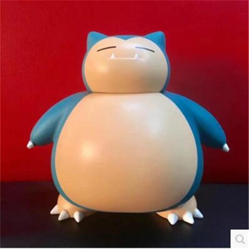 Аниме Фигурка Покемон Снорлакс Копилка Фигурка Модель Игрушка Кукла Для Ребенка Подарок на День Рождения