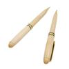 Wood Ballpoint Pen Set With Pencil Case Ergonomic Grip Wood Signing Pen with Metal Pen Clip For Professional Collectors