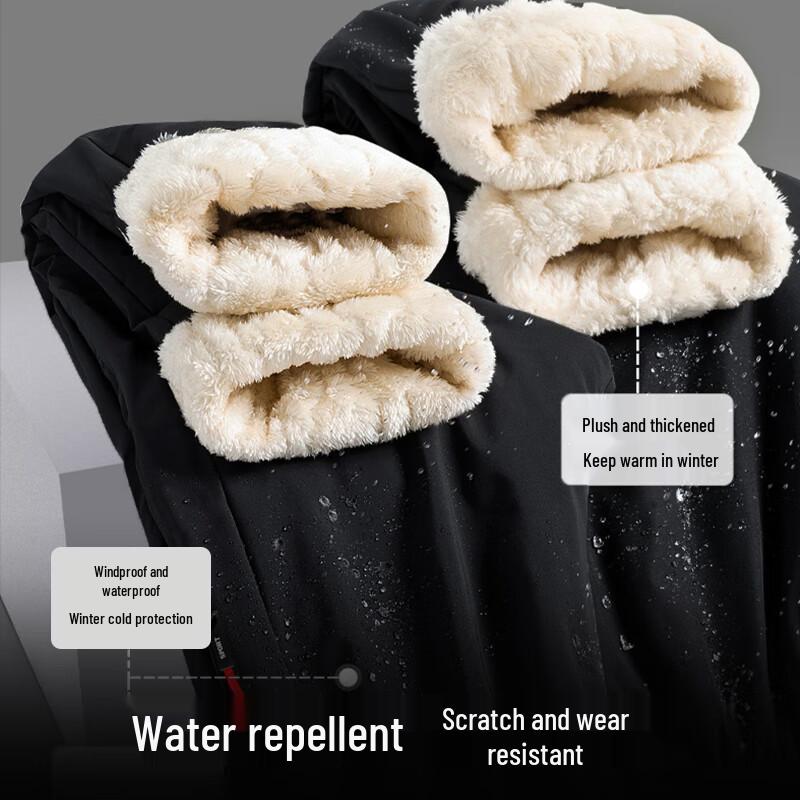 Lonsa Унисекс Зимние Флисовые Термо Ветрозащитные Водонепроницаемые Брюки