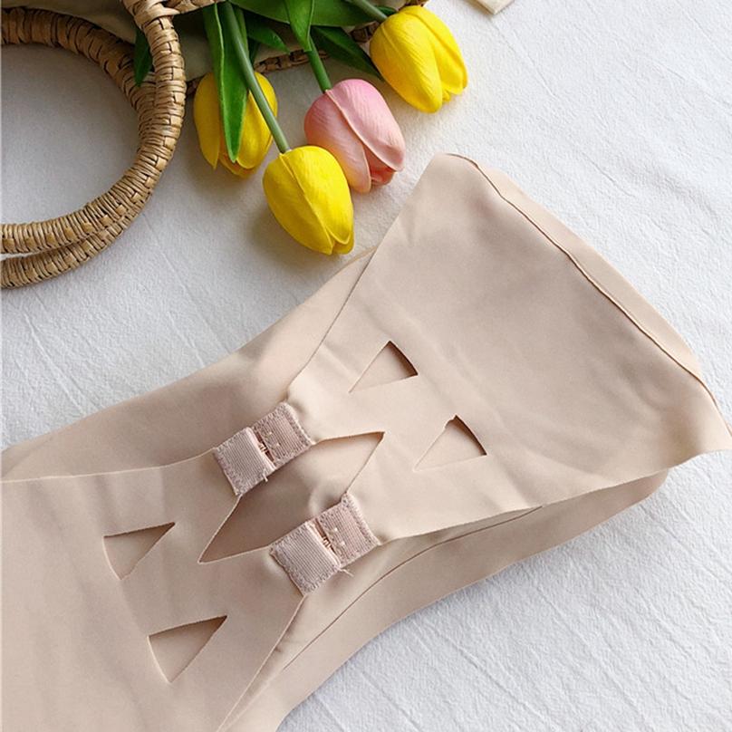 Летняя мода женское сексуальное нижнее белье жилет без бретелек мягкий бюстгальтер обернутый топ на груди