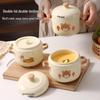 Керамическая кастрюля с двойной крышкой Jitianjiang