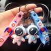 Car Key Chain Creative Cartoon Astronaut Three-dimensional Spaceman Pendant Cute Car Assessoires Interior for Gifts