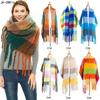 European And American Autumn And Winter New Style Long Tassel Double-Sided Thick Loop Yarn Thick Tassel Scarf Shawl Cape