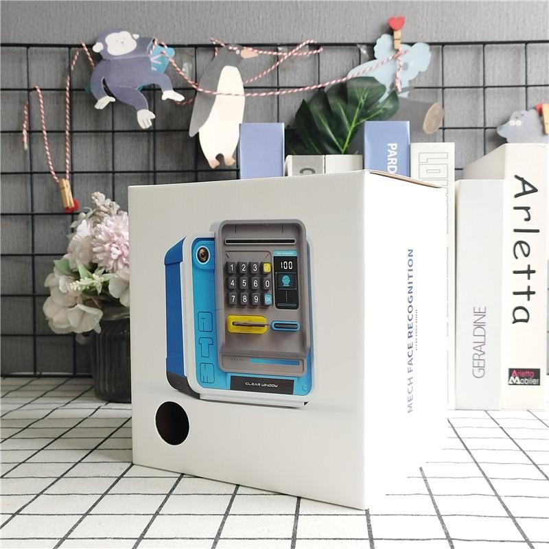 Children's ATM Savings Box: Automatic Deposit & Withdraw, Password-Protected Money Box for Boys & Girls.