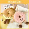 Simulationdonut Plush Stuffed Toy Dessert Doll Couple Keychain Gifts Birthday