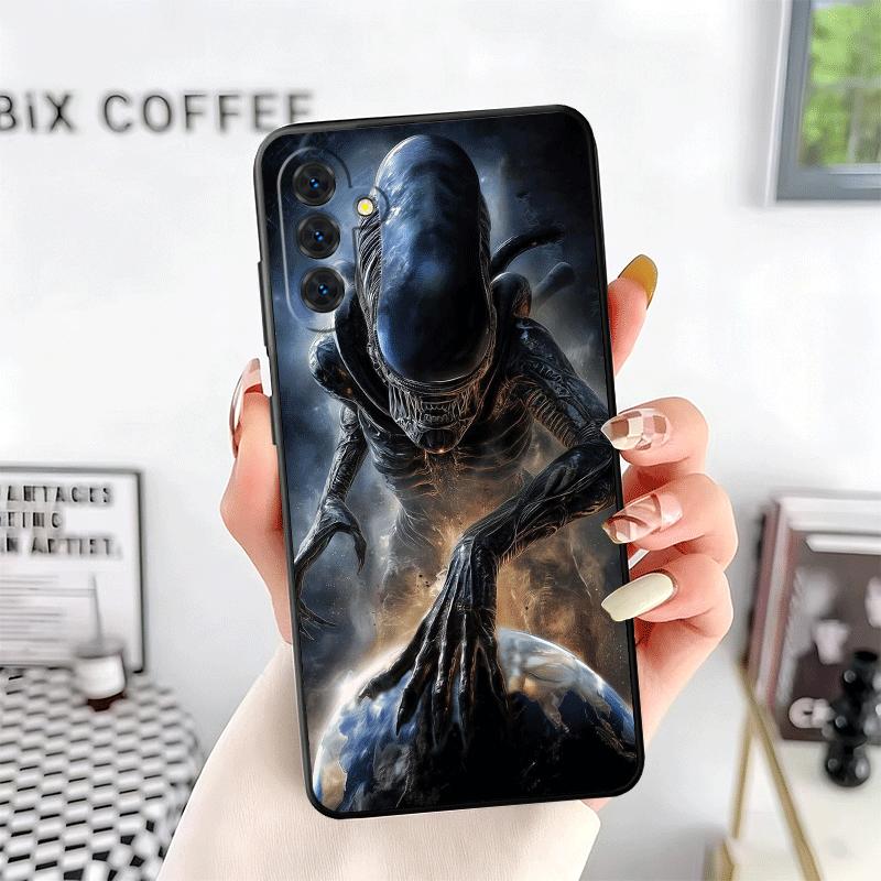 Крутой мягкий чехол для телефона A-Alien X-Xenomorph для Samsung A17 A37 A57 A16 A26 A36 A56 A15 A25 A35 A55 A14 A24 A34 A54 A13 A23 A33 A53