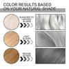 Silver Gray Hair Dye Cream, Unisex Silver Hair Dye Long-lasting Non-Damage Color Cream for Women and Men