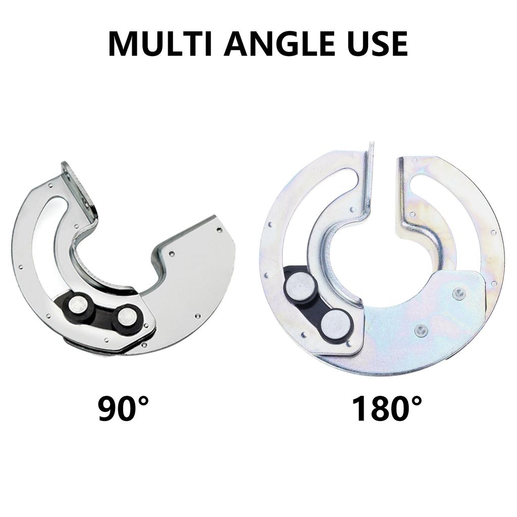 Industrial Circular Cabinet Hinges Carbon Steel Door Hinges Wear Resistant Hinge Smooth Opening Hinges Quick Installs