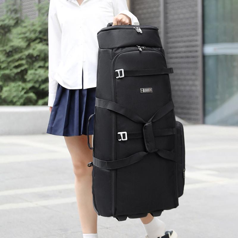 Портативная дорожная сумка, сумка-тележка, дорожная сумка на колесах для улицы, спортивная сумка, сумка для хранения одежды, большой рюкзак на плечи