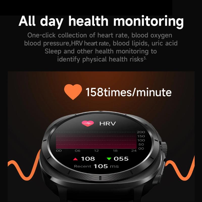 2025 Новые Смарт-часы Health Watch 7 Ultra Мочевая кислота Липиды крови ЭКГ+ФПГ Кровяное давление Пульс Смарт-часы