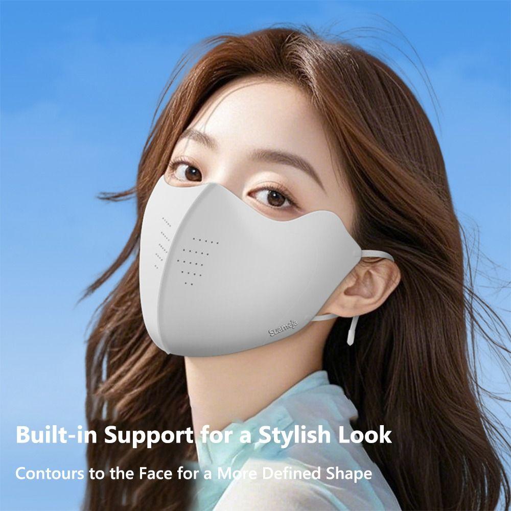 Дышащая женская маска для лица, защита глаз, защита от солнца, маска для лица для женщин