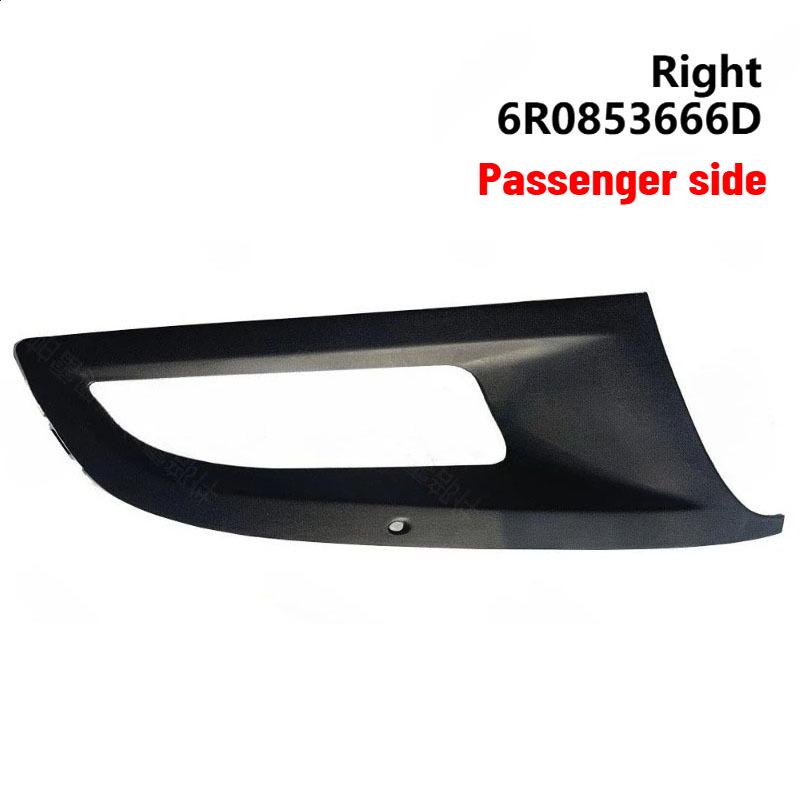 1Pc/1Pair Front Bumper Fog Light Cover Fog Light Grill For VW Polo 6R MK5 2009 2011 2012 2013 2014 2015 6R0853665D 6R0853666D