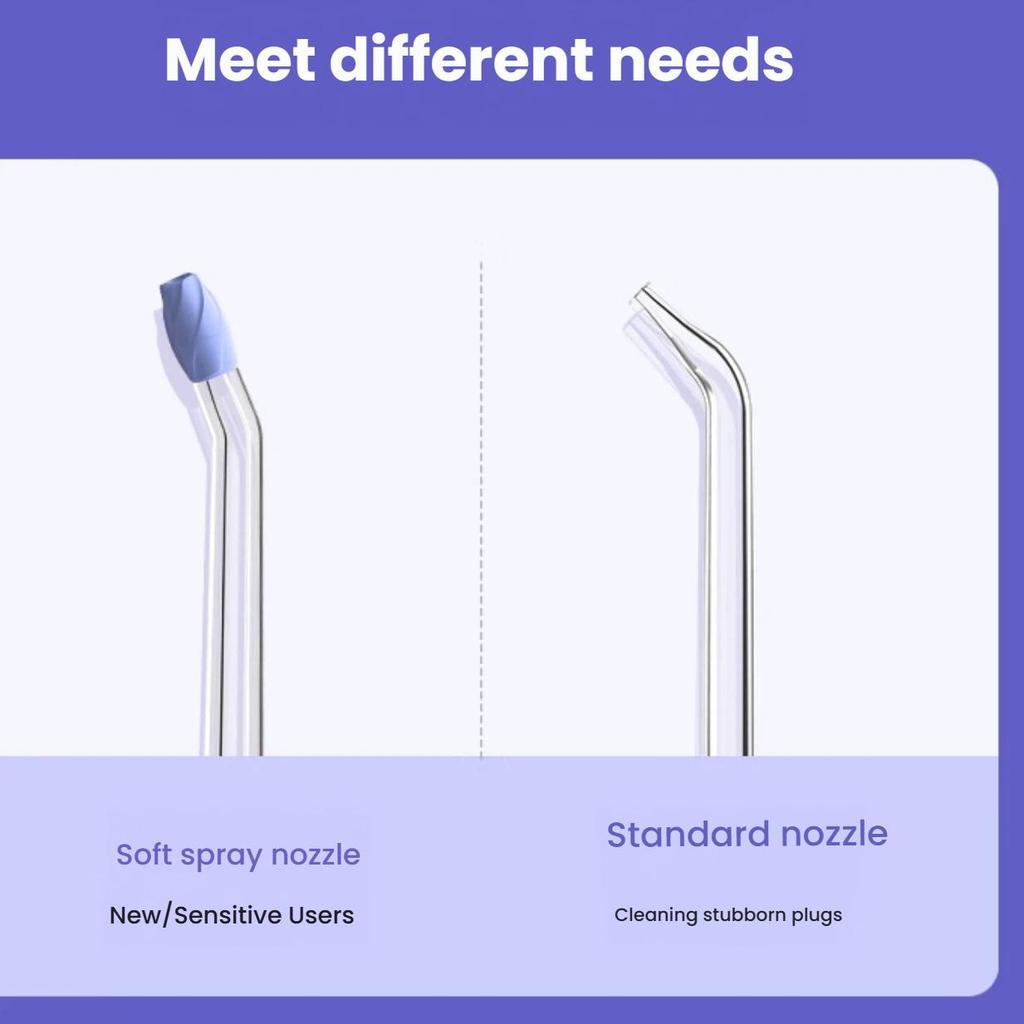 Bixdo Water Flosser Vitality Capsule Tooth Cleaner Capsule 2nd Generation  Oral Cleaning Travel Essential, Purple