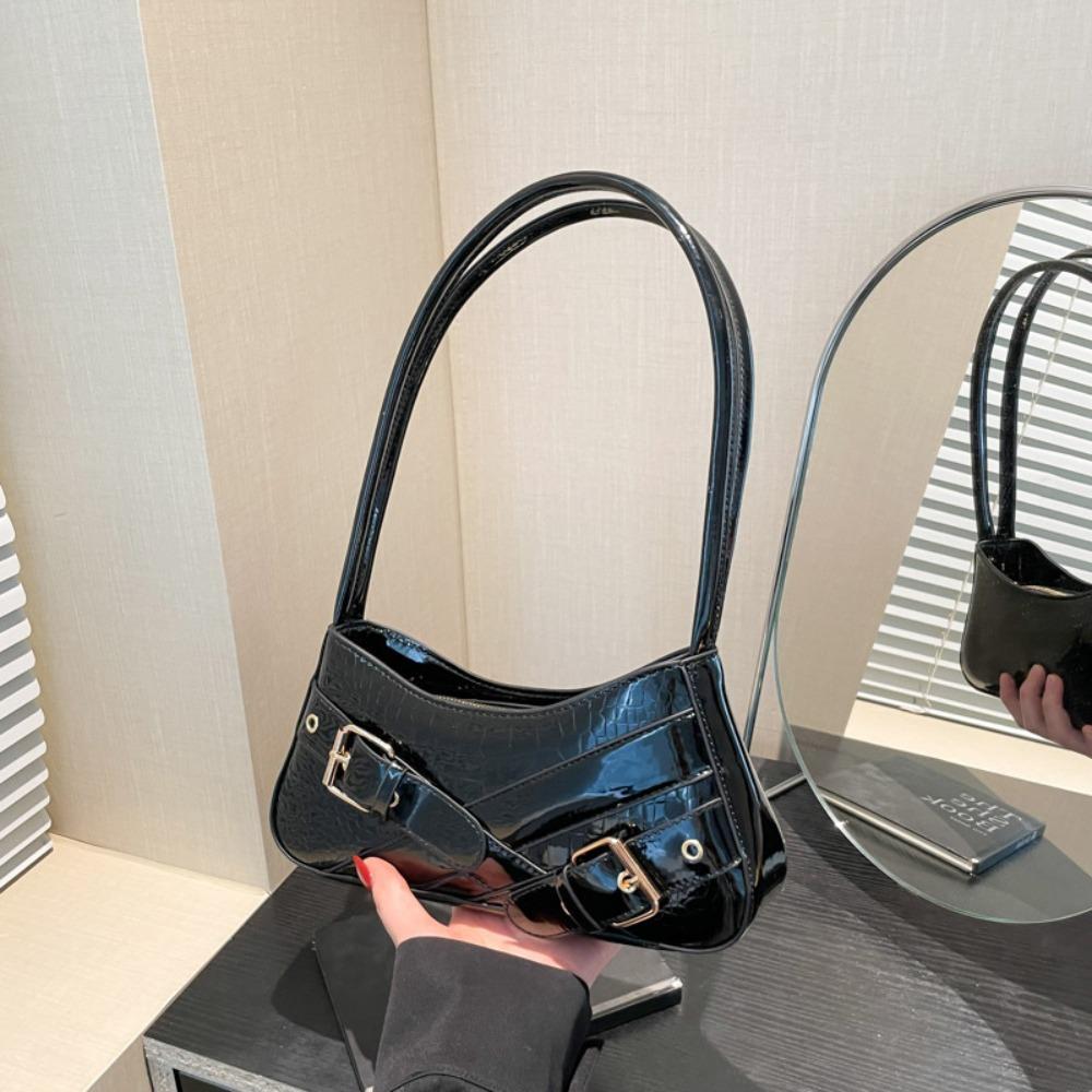 New Design Y2k Shoulder Bags Harajuku Spicy Girls Handbag Sweet Cool Belt Buckle Armpit Bag Women