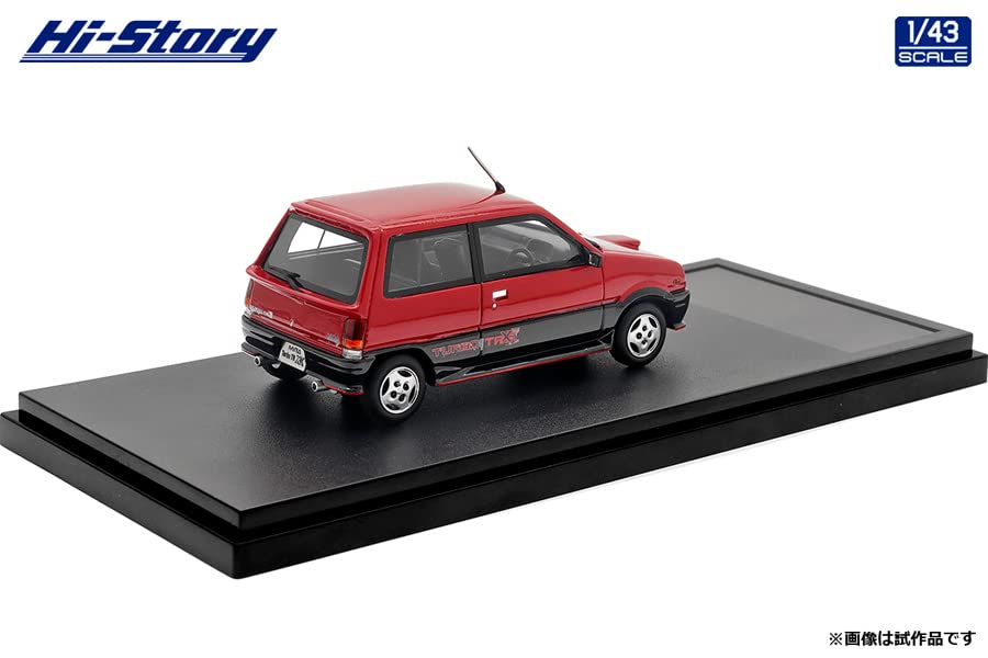 Hi Story Daihatsu MIRA Turbo Двухцветный готовый продукт 1/43 TR-XX (1985) Красный / Черный
