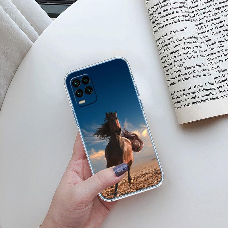 Прозрачный чехол для телефона с изображением лошади для Motorola Moto Edge Plus G200 G23 E13 E15 E20 E30 G62 G71 G72 G75 G24 G15 Power