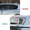 Rear Window Triangle Louver Air Spoiler For BMW F20 Hatchback 118i 120i 2011-2019 Car Side Window Spoiler Louver Cover