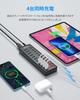 WENTER USB Hub Hub 7 портов 4 порта для зарядки 2023 Улучшенный AC Self Independent USB 5 Гбит/с High Оснащен светодиодом Высокая прочность 3.0 + [С адаптером,