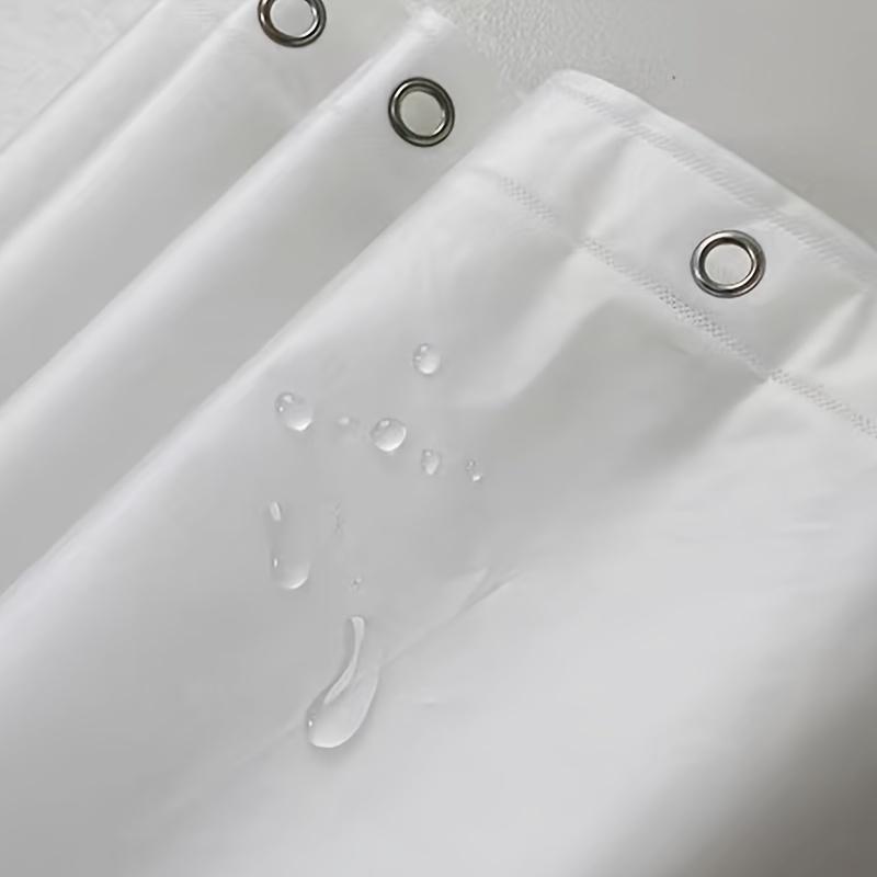 1 шт. 71" X 71" занавеска для душа с простым небольшим свежим цветочным узором: Водонепроницаемый, устойчив к плесени, 12 крючков в комплекте бесплатно